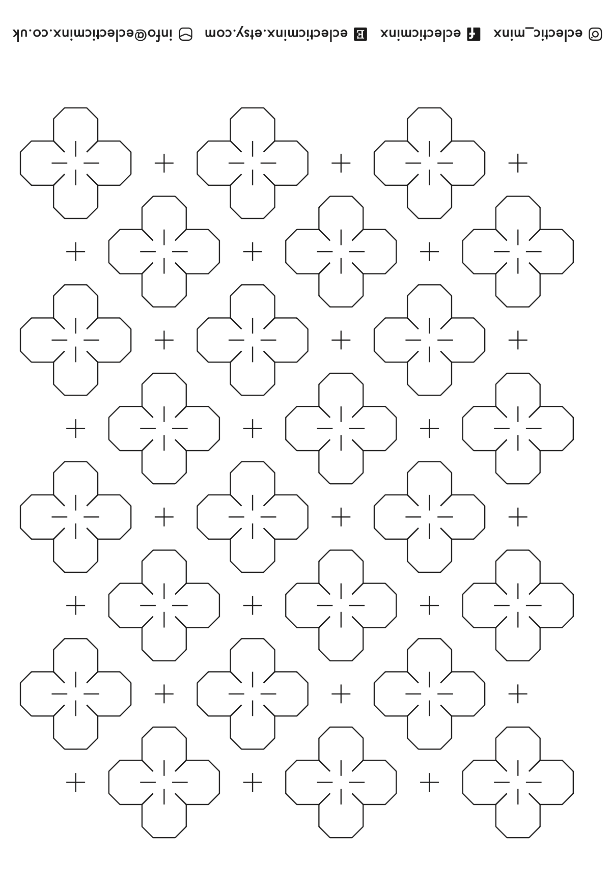 Pack 8 - 6 Stick 'n' Stitch Visible Mending Water Soluble Patterns