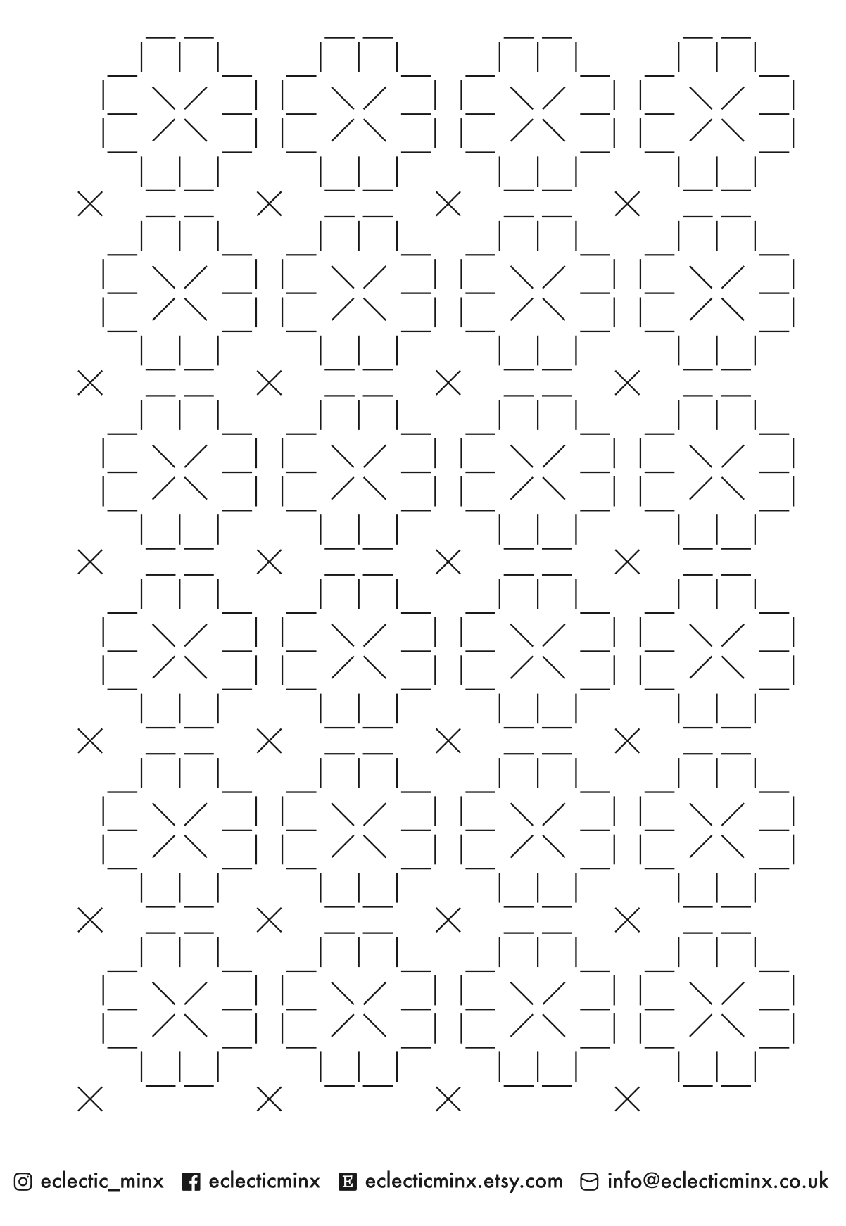 Pack 8 - 6 Stick 'n' Stitch Visible Mending Water Soluble Patterns